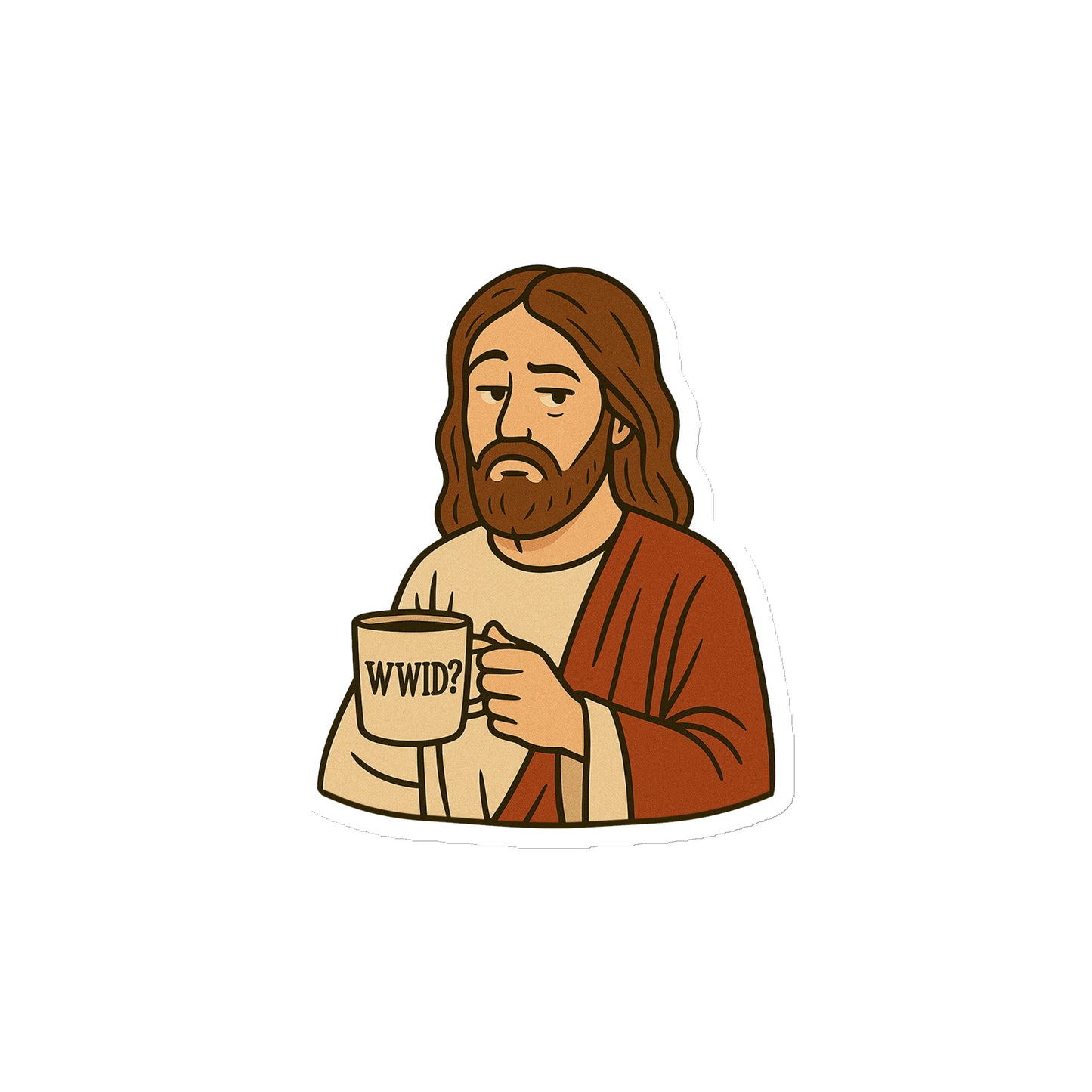 WWID? What Would I Do? – Jesus Coffee Magnet