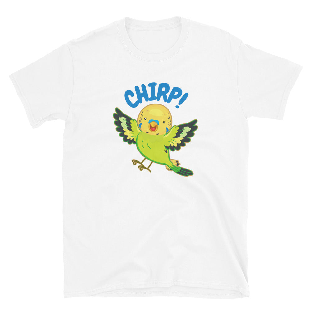 CHIRP! Unisex Graphic T-Shirt – Fun & Playful Bird Design Tee