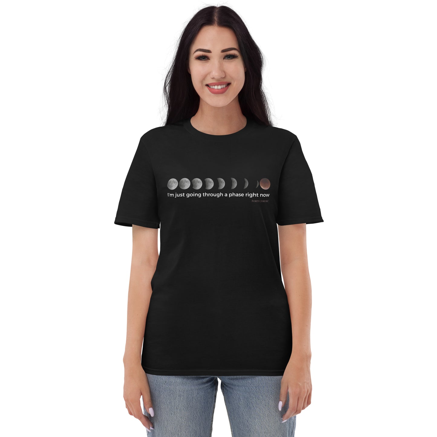 Funny “Going Through a Phase” Tee – Moon Phase Graphic Shirt