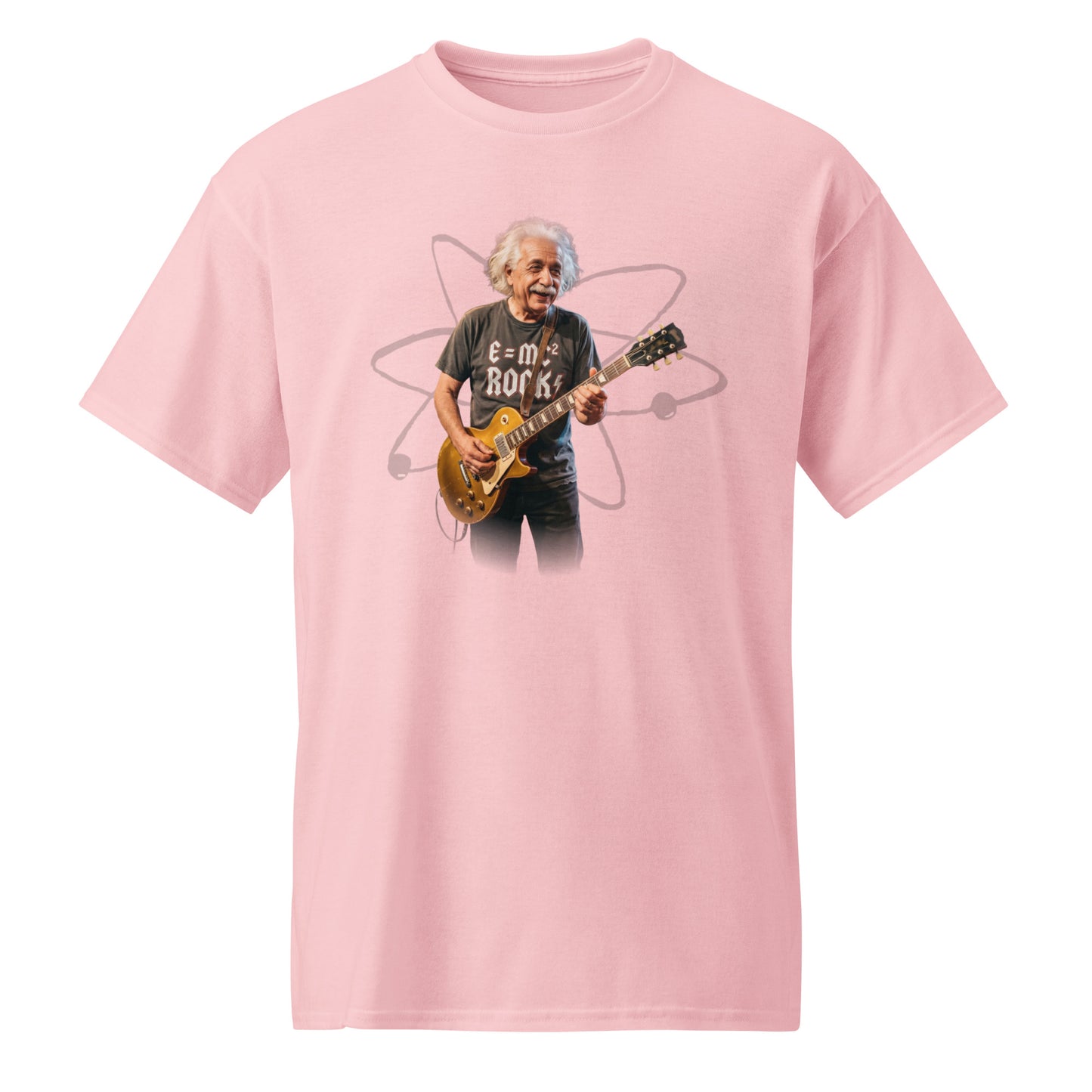E=MC² Rock Einstein Guitar Tee – Unisex DryBlend® Graphic T-Shirt