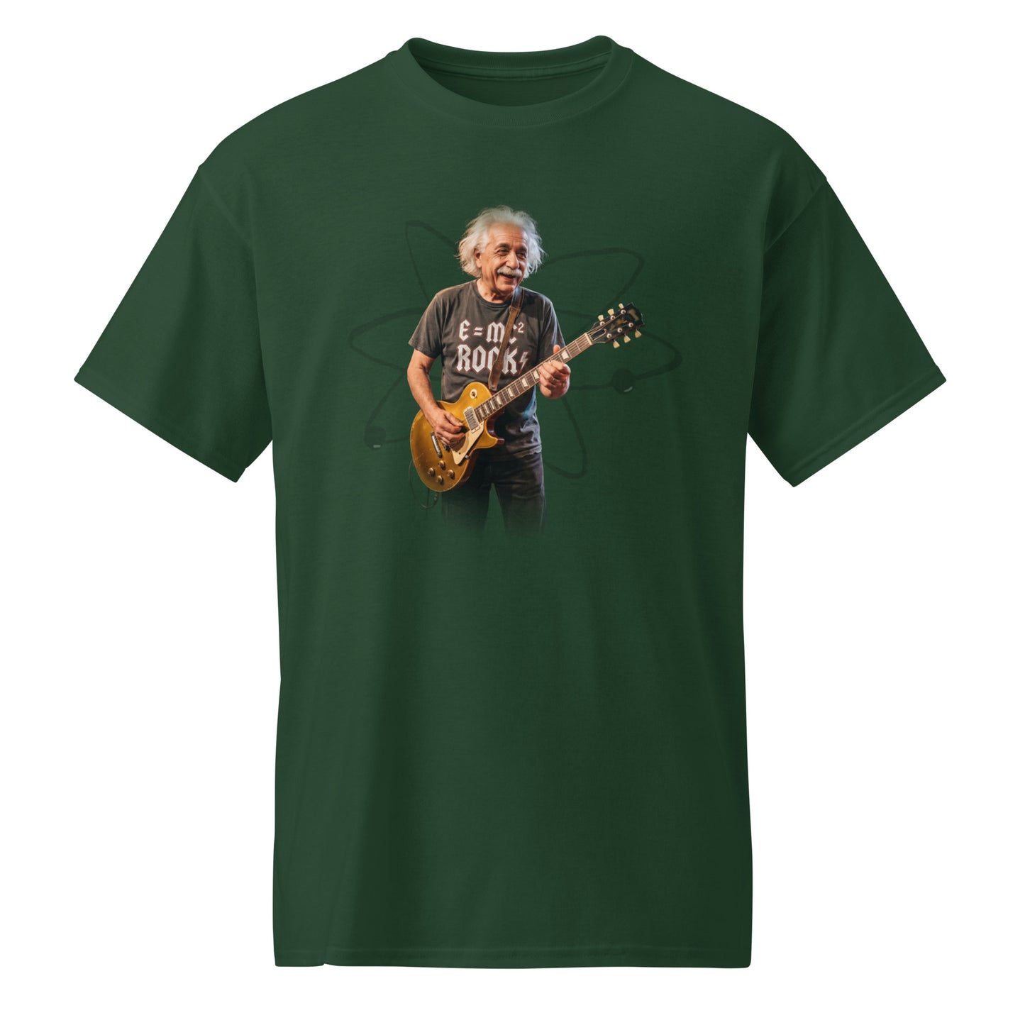 E=MC² Rock Einstein Guitar Tee – Unisex DryBlend® Graphic T-Shirt
