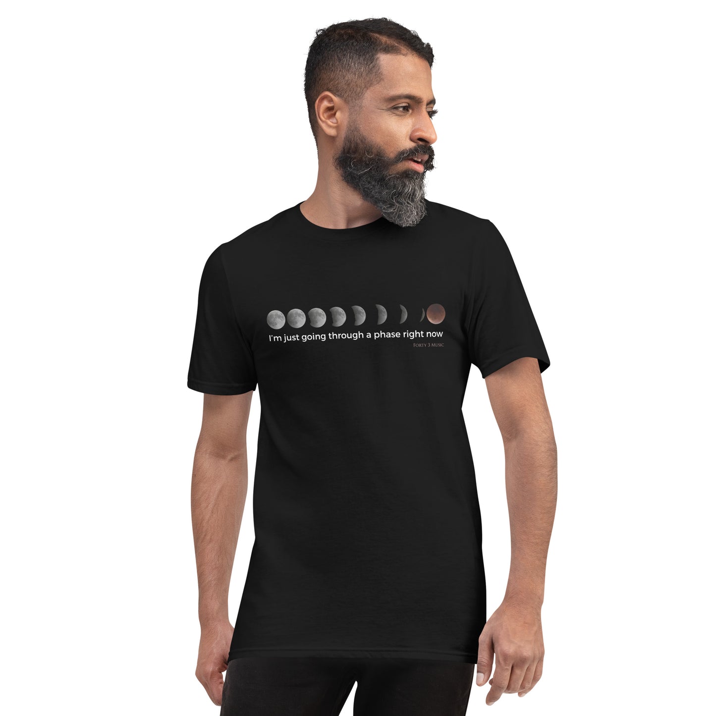 Funny “Going Through a Phase” Tee – Moon Phase Graphic Shirt