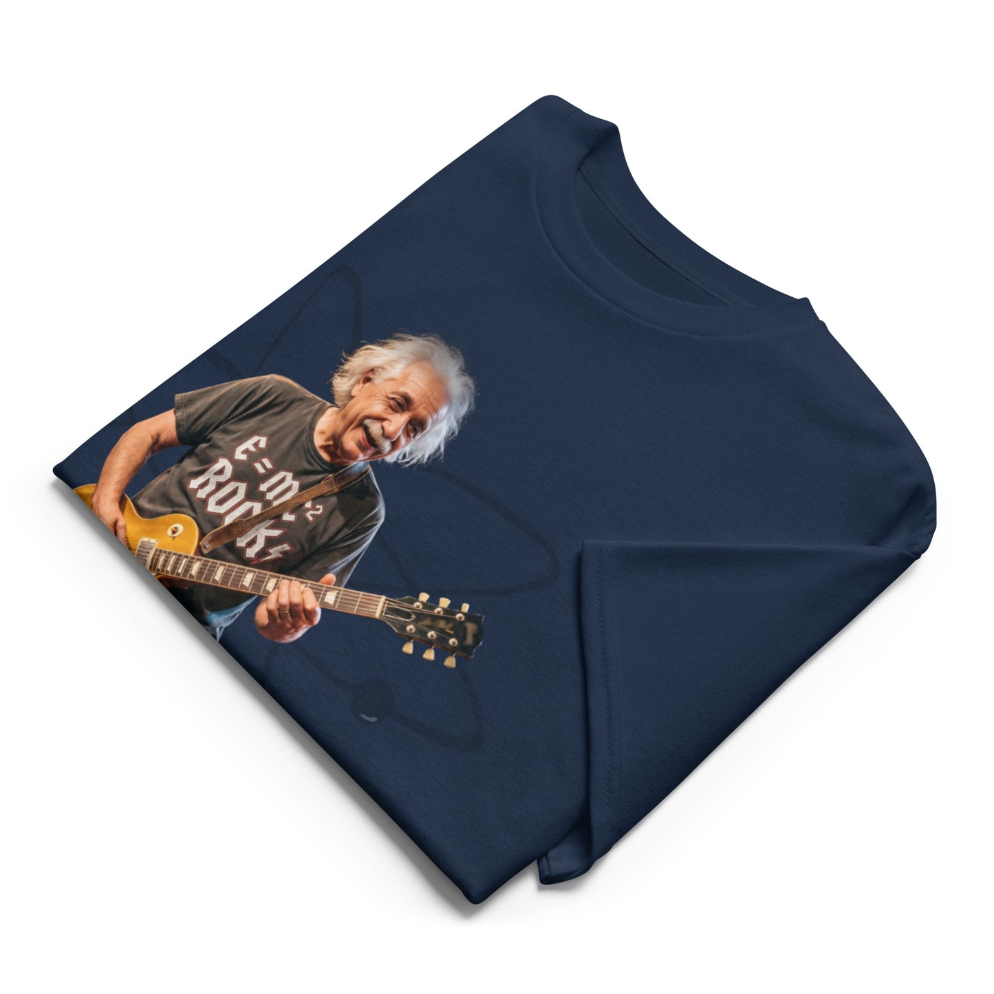 E=MC² Rock Einstein Guitar Tee – Unisex DryBlend® Graphic T-Shirt