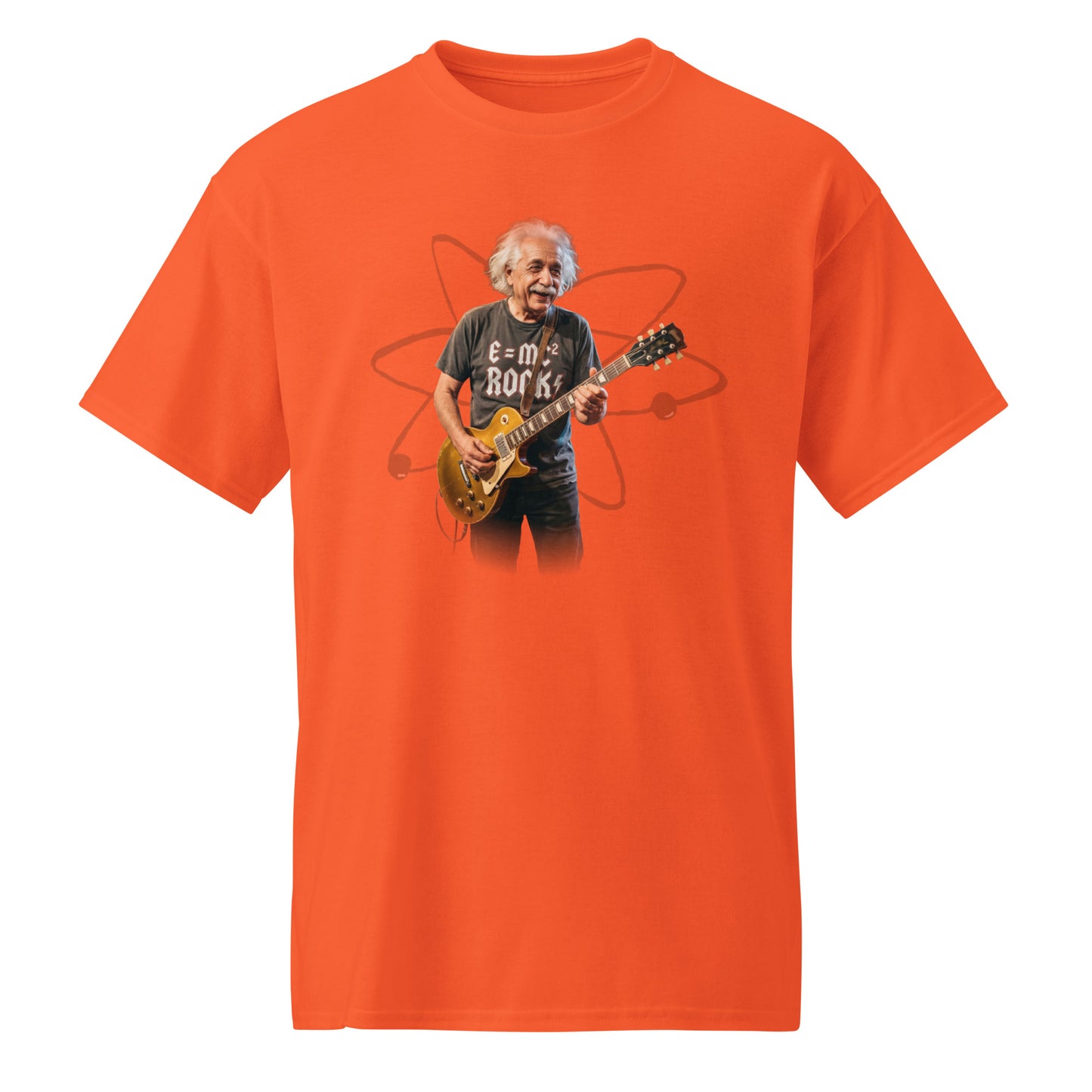 E=MC² Rock Einstein Guitar Tee – Unisex DryBlend® Graphic T-Shirt
