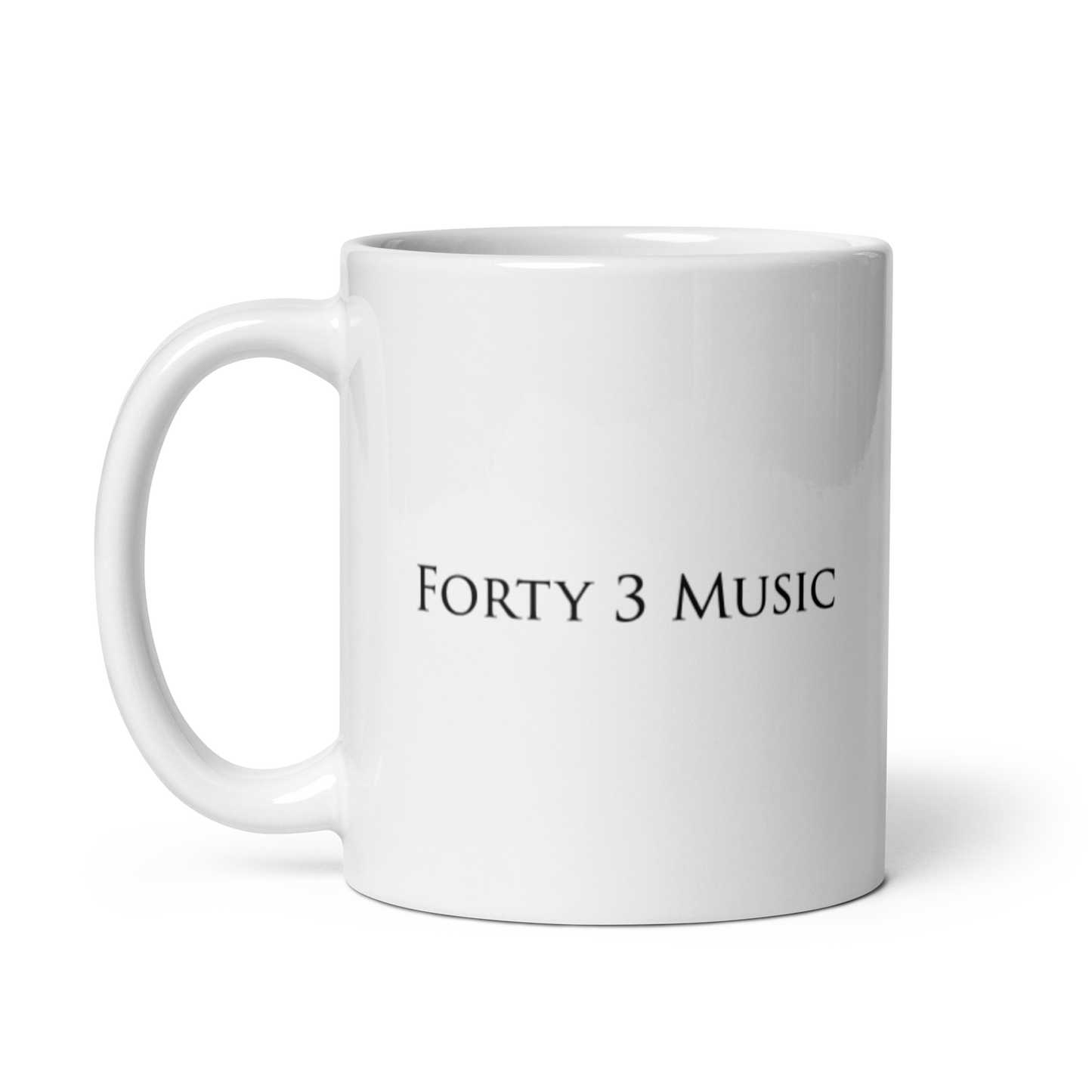 Custom "Something good in every day" white glossy mug